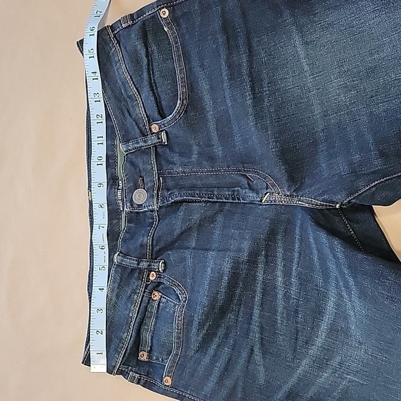 American Eagle Size 32x32 Ne(x)t Level Flex Dark Wash Slim Blue Jeans, Exc. Cond - Picture 3 of 12